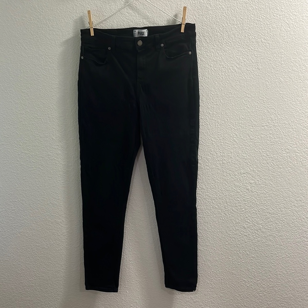 Paige 30 Verdugo Ultra Skinny Black Jeans